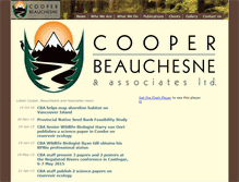 Tablet Screenshot of cooperbeauchesne.com